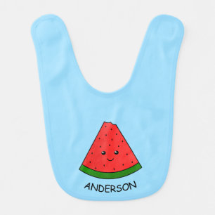 Cute watermelon kawai baby bib