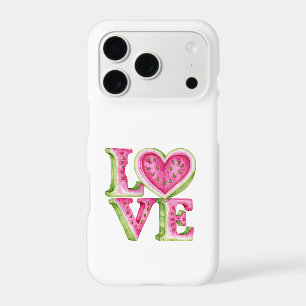 Cute Watermelon Love Heart Design iPhone 17 Pro Case