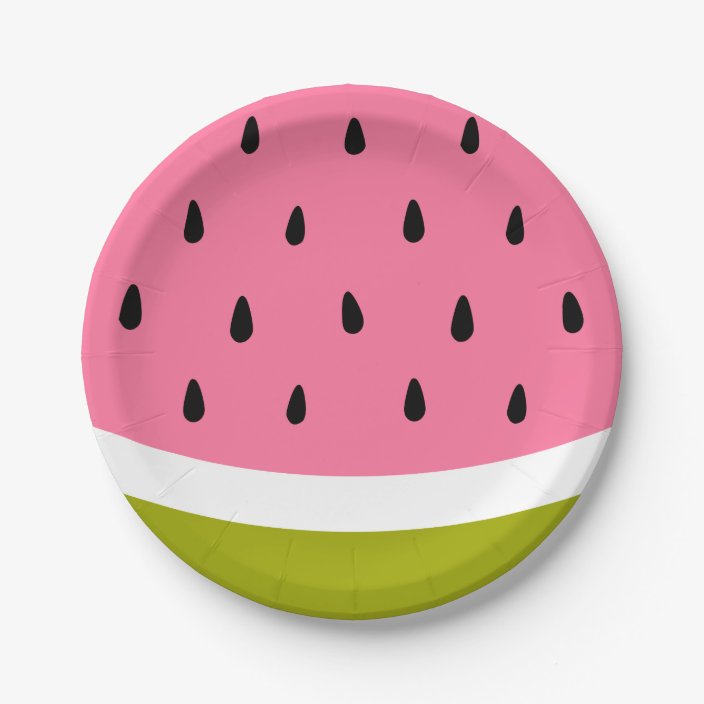 watermelon paper plates