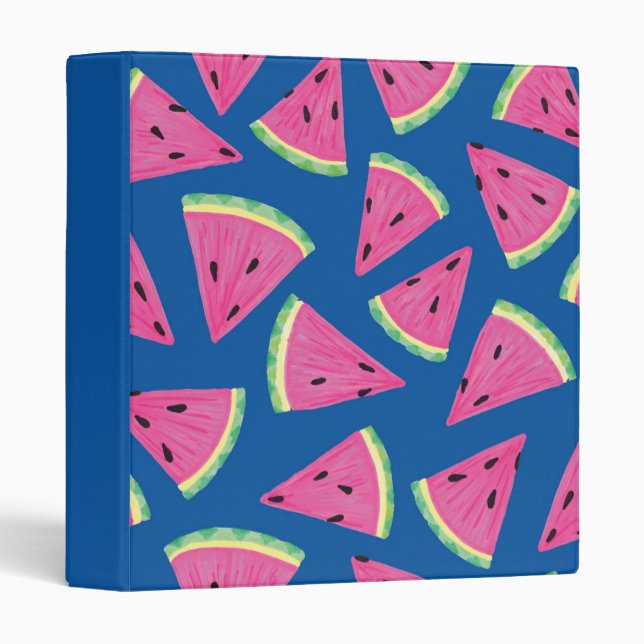 Cute watermelon pattern 3 ring binder (Front/Spine)