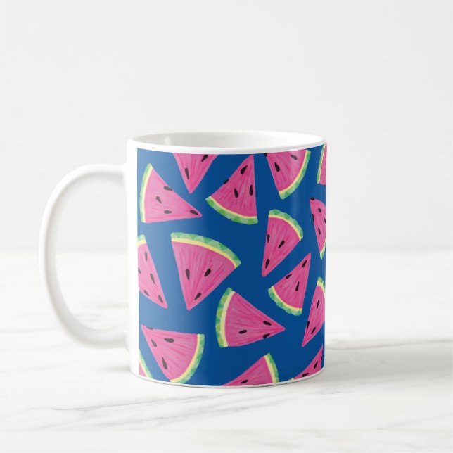 Cute watermelon pattern coffee mug (Left)