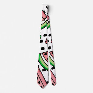 Cute Watermelon Pattern Neck Tie