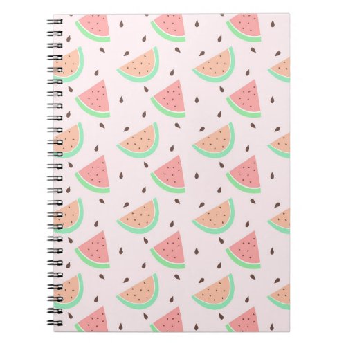 Cute Watermelon Pattern Notebook