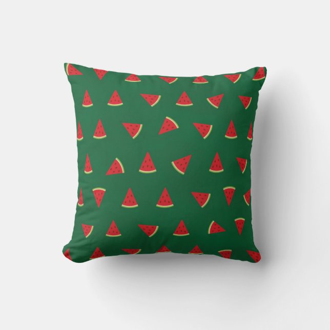 Cute watermelon Pictures Pattern Throw Pillow (Front)