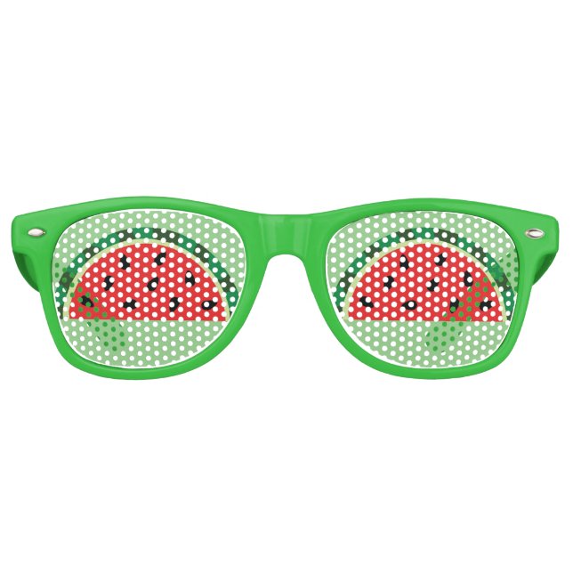 Cute Watermelon Retro Sunglasses (Front)