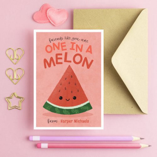 Cute Watermelon School Classroom Valentine Invitation