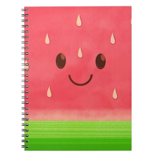 Cute Watermelon Smile Designs Notebook