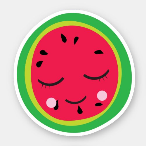Cute watermelon  sticker