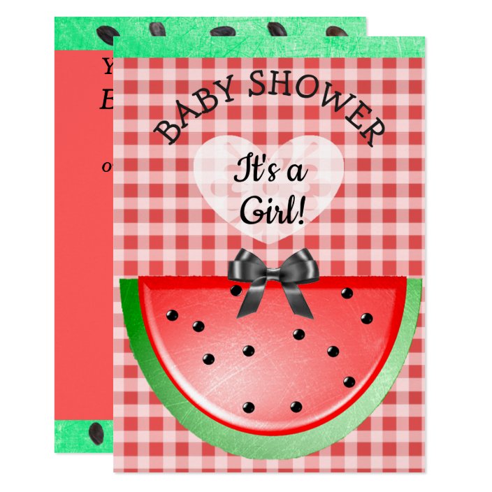 watermelon baby shower theme