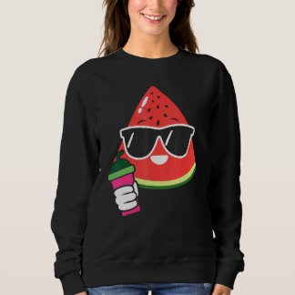 Cute Watermelon Watermelon Frappe   Summer Fruit Sweatshirt