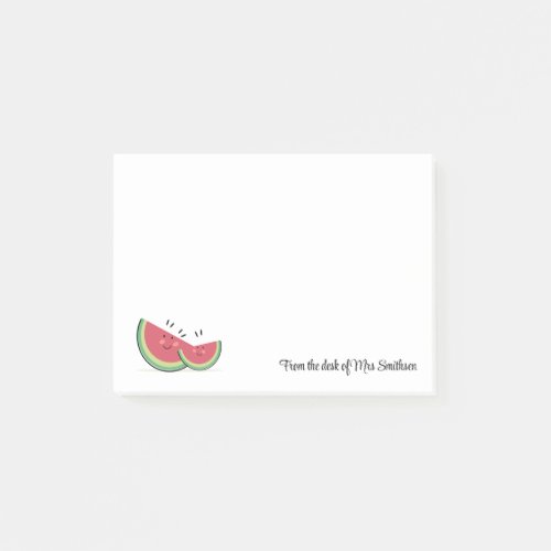 Cute Watermelons Fruit From the Desk of Post_it Notes