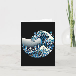Cute Wave Of Blue Cats For Kamala Funny Card
