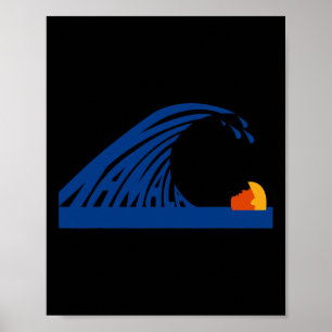 Cute Wave Of Blue Wave Kamala For Kamala Funny Tru Poster