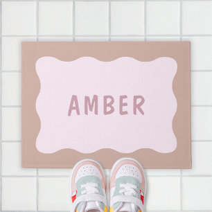 Cute Wavy Border Doormat