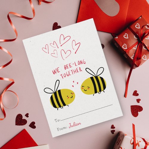 Cute We Bee_Long Together Valentines Day Classroom