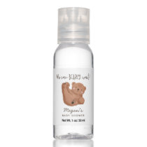 Cute We Can Bearly Wait Baby Shower Hand Sanitizer
