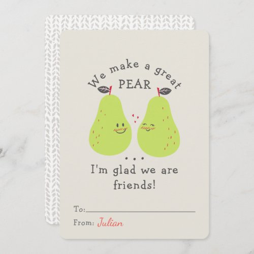 Cute We Make A Great Pear Valentines Day Classroom