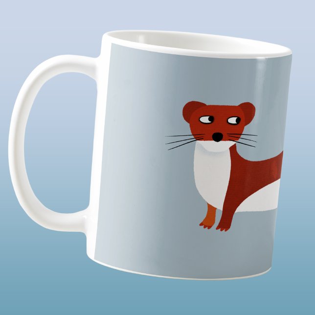 Cute Weasel Coffee Mug (Creator Uploaded)