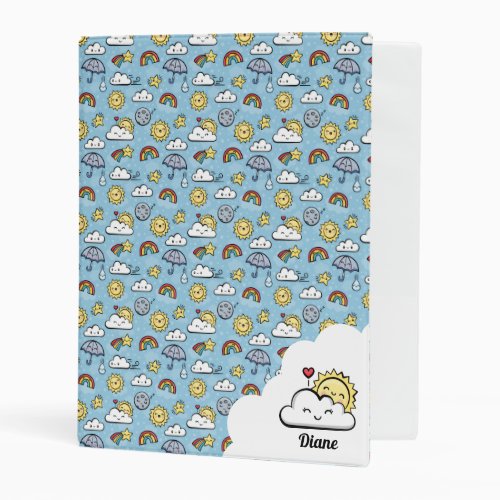 Cute Weather Mini Binder