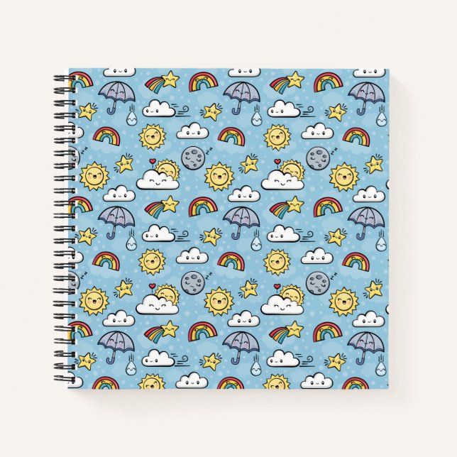 Cute Weather Notebook (Front)