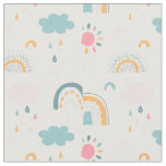 Cute Weather Pattern Fabric