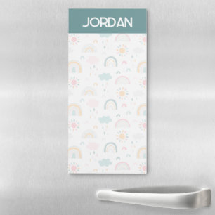 Cute Weather Pattern Magnetic Notepad