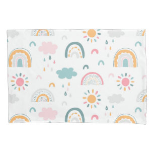 Cute Weather Pattern Pillow Case
