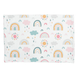 Cute Weather Pattern Pillow Case