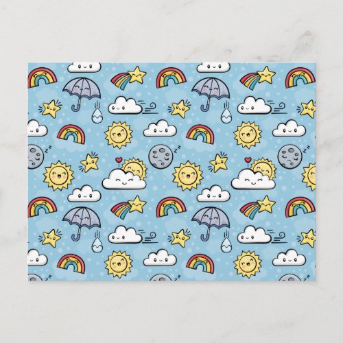 Cute Weather Postcard