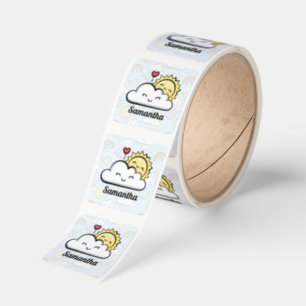 Cute Weather Square Sticker