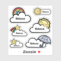 Cute Weather Vinyl Sticker