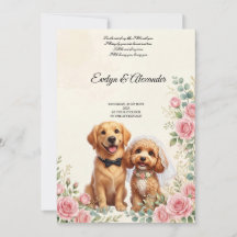 Cute Wedding Dogs