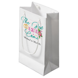 Cute Wedding engagement party customizable Small Gift Bag