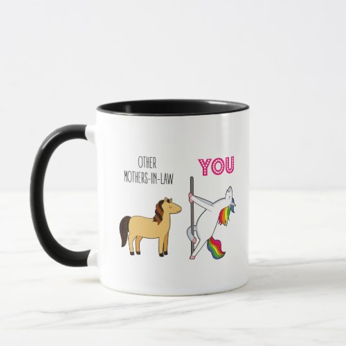 Cute Wedding Favor For Mother_In_LawFunny Unicorn Mug