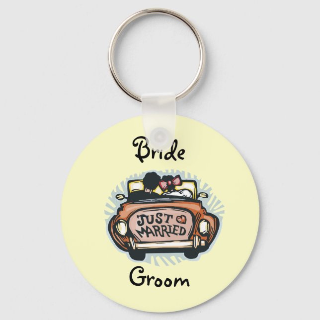 Cute Wedding Favors Keychain (Front)