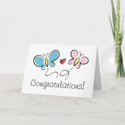Cute wedding greeting card for marriage couple