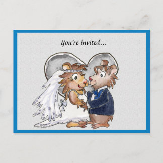 Cute Wedding Invitation Save the Date Cards