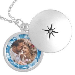 Cute Wedding Photo Jewelry Keepsake Necklace
