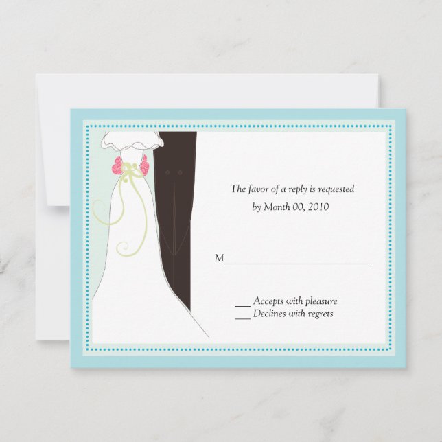 Cute Wedding RSVP Cards (Front)