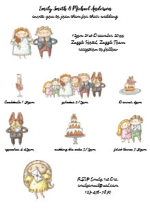 timeline wedding invitations zazzle