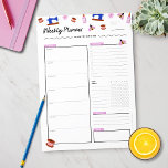 Cute Weekly Planner For Crafters Notepad at Zazzle