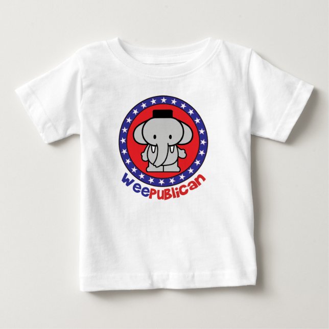 Cute WeePublican Baby T-Shirt (Front)