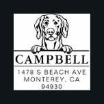 Cute Weimaraner Custom Dog Address Stamp<br><div class="desc">Introducing the Weimaraner Adorable Return Address Stamp! Are you tired of endlessly writing your return address over and over again? Say goodbye to hand cramps and hello to efficiency with our charming Dog Love Return Address Stamp! Don't miss out on this adorable and practical addition to your stationery collection! Order...</div>