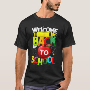 Cute Welcome Back To School  Student Teacher Women T-Shirt