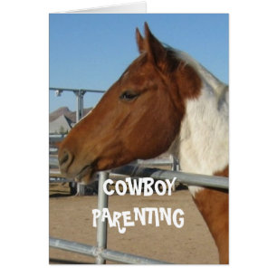 Cute Welcome Home Homecoming - Cowboy Parenting Cards