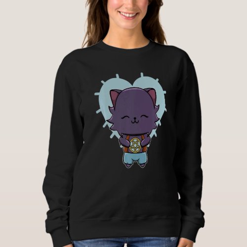 Cute Werewolf Wolf And Goth Lycanthrop For Hallowe Sweatshirt