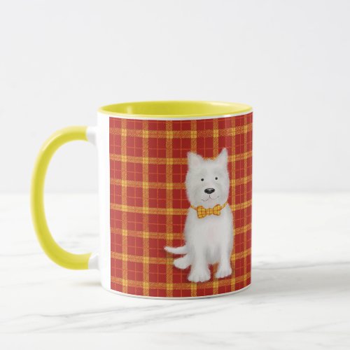 Cute West Highland terrier gonnae nae touch mug