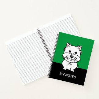 Cute West Highland Terrier Notebook