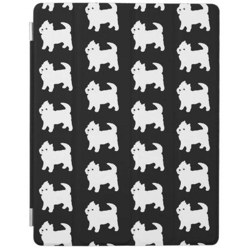 Cute West Highland Terrier _ Westie Pattern iPad Smart Cover