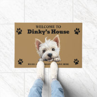 Cute West Highland White Terrier Dog Photo